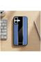 Apple iPhone 18 Compatible Case Premium Leather Case Blue - 4