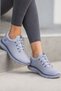 Women's Laceless Sneaker Lightweight Comfortable Casual Sports Shoes Gray - 4