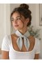 Floral Women's Satin Scarf