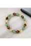 Natural Stone Tiger Eye-Citrine-Aventurine (Abundance, Abundance, Luck) Bracelet - 2