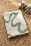 Muslin Baby Blanket 120 cm X 120 cm – Organic Lines Multi-Purpose Blanket - 3