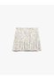 Floral Viscose Flounce Mini Short Skirt - 3