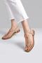 Large Size Women's Flip-Flop Sandals 41-42-43-44-Roz Stone-Embellished - 3