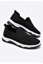 Men's Black and White Knitwear Aqua Summer Sneaker Shoes - 6