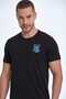 Men's Black T-Shirt Elly Printed
