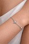 Women's Silver Color Steel North Star Bracelet with Stones, Elegant, Minimal, Stylish, Daily Gift - 2