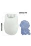 3D 4PCS Astronaut Shape Ice Mold, Silicone Ice Cube Tray, For Drinks, Parties, Popsicles, Creative D - 5