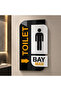 Glossy Plexi WC Mr./Male toilet Direction Sign - 3