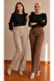Women's Black Comfortable Fit Blouse Long Sleeve Stylish Daily and Office Combination