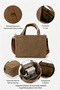 Canvas Strap Daily Use Shoulder and Hand Bag Tote Bag - Hard Fabric - 3