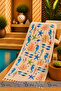 100% Natural Bamboo Muslin Printed Peshtemal Bath Towel Turkish Towel Hammam Beach Towel - 2