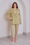 Lined Double Breasted Blazer Jacket - 3