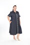 Women's Denim Jeans Plus Size Dress - 3