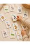 Wooden English Alphabet Cards - Alphabet English Educational Set English Learning Cards Montessori - 2