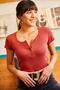 Women's Tile Snap Camisole Blouse BLZ-19000171 - 4