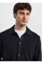 Black Men's Regular Fit Cardigan B35W40021 - 4