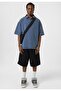 Washable Oversize Polo Collar Detailed T-Shirt - 4