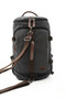 Eba-6051 Canvas (Cotton) Backpack Hand Luggage Suitcase with Laptop Compartment Camping Travel Mountaineer Black - 5