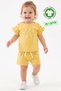 Cotton Organic Special Series Wooden Button Detailed Baby Girl Set of 2