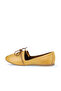 Yellow Leather Women's Ballerinas 01Wl1237 - 4
