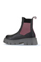 Gray Multi Leather Women's Flat Boots 01Wv4613 - 5