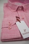 100% Cotton Dark Pink Long Sleeve Pocketless Regular Fit Premium Men's Shirt - 2
