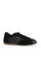 Black Leather-Suede Women's Flat Shoes 01We6700 - 2
