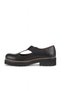 Black Leather Women's Classic Shoes 01Wd0200 - 3