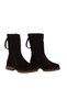 Brown Suede-Leather Women's Heeled Boots 01Wf3802 - 2
