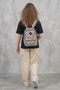 Elastic Waist Wide Leg Relaxed Fit Girls School Sweatpants with Cargo Pockets - 3