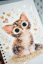 دفتر ملاحظات Cozy Friends A5 Premium ذو حلقات حلزونية 90 جرام مسطر + ملصق - 2