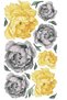 Colorful Peony Flowers Giant Wall Sticker - 5