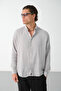 Men's Breathable Muslin Fabric 100% Cotton Washable Pocketless Shirt