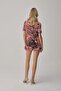 Printed Women's Pajama Set - Lx.25226 Rose - 3