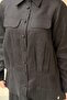 Missdalida Linen Jacket with Front Pocket Flaps - 5