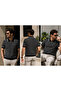 Black Striped Knitwear T-Shirt - 4