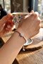Women's Star Bracelet Adjustable - Silver Color - (with Surprise Gift)