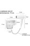 Wall Mounted Hair Dryer with Shaver Plug,1300W Professional Hotel Phon with Wall Bracket,IP21 Safety,White - 6