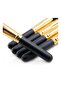 10-Piece Professional Makeup Brush Set, Synthetic Foundation Blending Blush Eyeshadow Brushes, Black Gold - 3