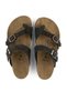 Women's Black Flip Flops Anatomical/Orthopedic Daily Slippers 7002 - 5