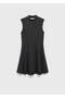 Short Dress with Stitching - 3