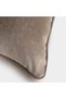 "Taupe" Velvet Flat Cushion Cover - 30X40 - 2