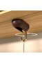 Telescopic Swivel Wall Hooks 4-Pack, Brown, Adhesive Heavy Duty, Double Sided for Bathroom and Kitch - 2