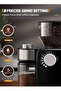Automatic Burr Mill Coffee Grinder, 18 Custom Grind Settings for Pour Over to Espresso, Silver - 6