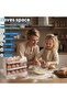 30-Grid Egg Storage Rack, Transparent Fridge Organizer with Separate Slots, Space Saving - 5