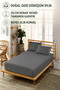 Elastic Sheet Set (Duvet Cover Fabric) with Cotton-Pillowcase, Double or Single - 2