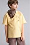 100% Cotton Oversized Crew Neck Embroidered Pocket Printed Short Sleeve T-Shirt for Boys H3492A826Hs - 4