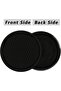 4-Piece Car Cup Coaster, Universal Waterproof Non-Slip Pad, Black Interior Accessory - 3