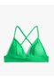 Bikini Top Bralette Cross Strap Covered Textured - 6
