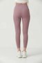 Navy Blue Women's Ribbed Leggings, Recovery High Waist Ribbed Sports, Casual Comfortable Leggings - 3
